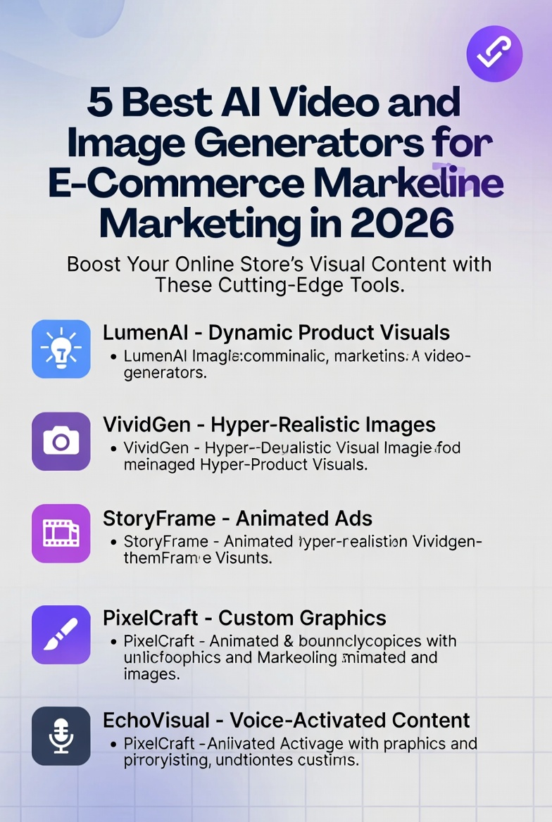 5 Best AI Video and Image Generators for E-Commerce Marketing in 2026